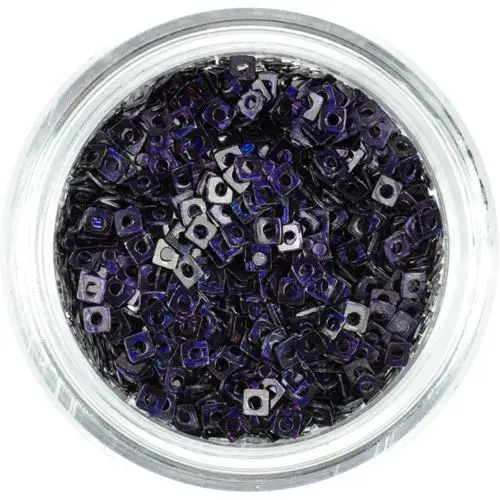 Hologramski kvadratki z luknjico - črni