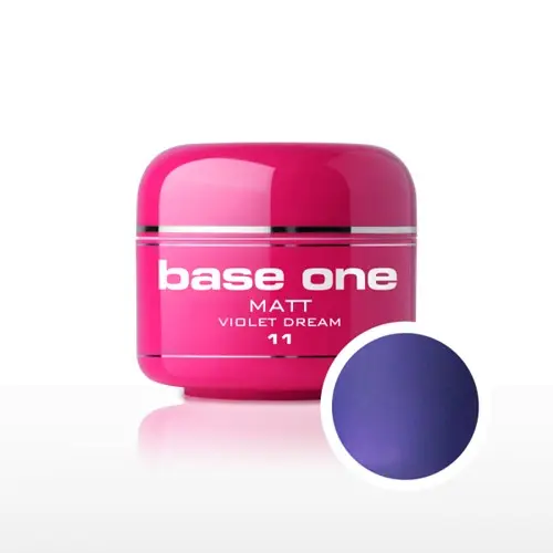 Gel Silcare Base One Matt - Violet Dream 11, 5g