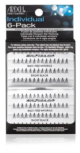 Umetne trepalnice - Short Black 6-pack