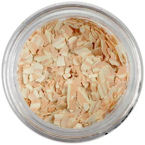 Veliki konfeti nepravilnih oblik - bež in rjavi s črtami