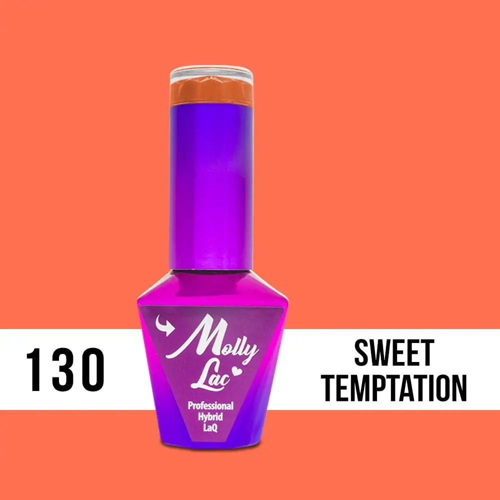 MOLLY LAC UV/LED gel lak Bubble Tea - Sweet Temptation 130, 10ml