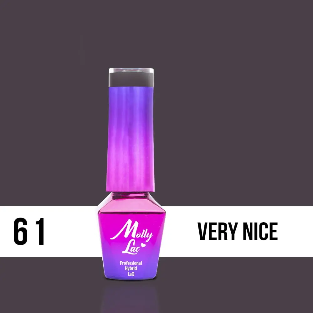 MOLLY LAC UV/LED gel lak Delicate Woman -Very Nice 61, 5ml