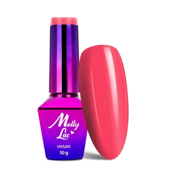 Gel lak MOLLY LAC UV/LED Flamingo - Pink Escape 146, 10ml