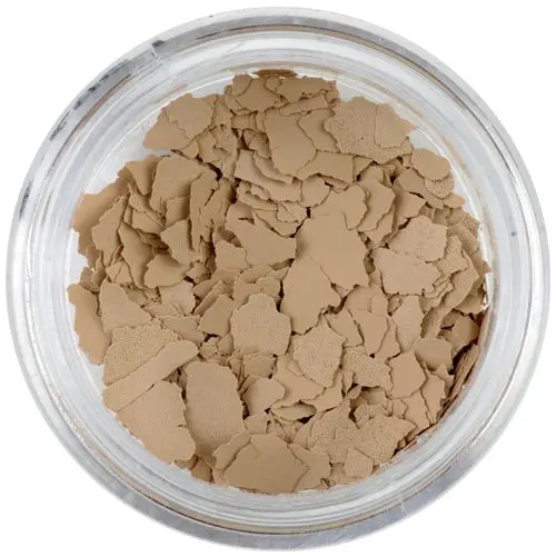 Koščki konfetov, nepravilnih oblik - svetlo rjavi