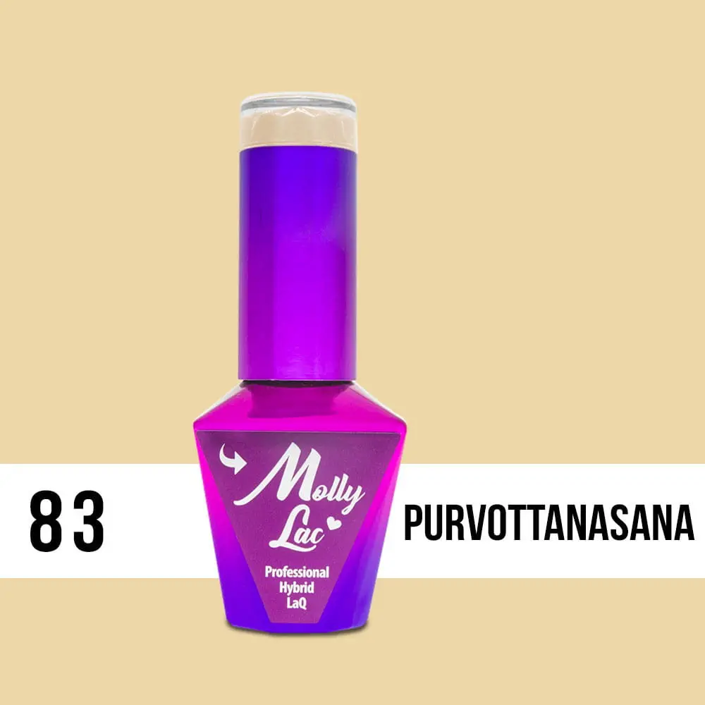 MOLLY LAC UV/LED gel lak Yoga - Purvottanasana 83, 10 ml