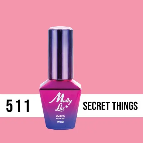 MOLLY LAC UV/LED gel lak Miss Iconic -  Secret Things 511, 10ml