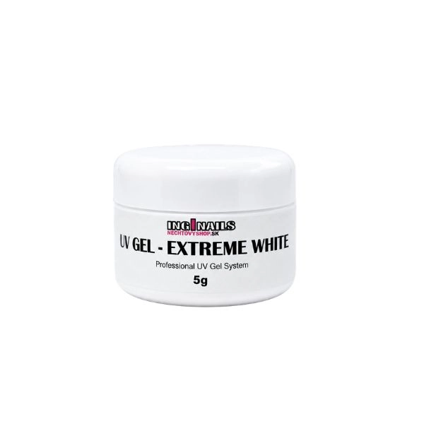 UV gel Inginails - Extreme White, 5g