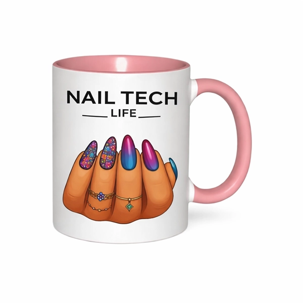 Vrček - Nail Tech Life, bel