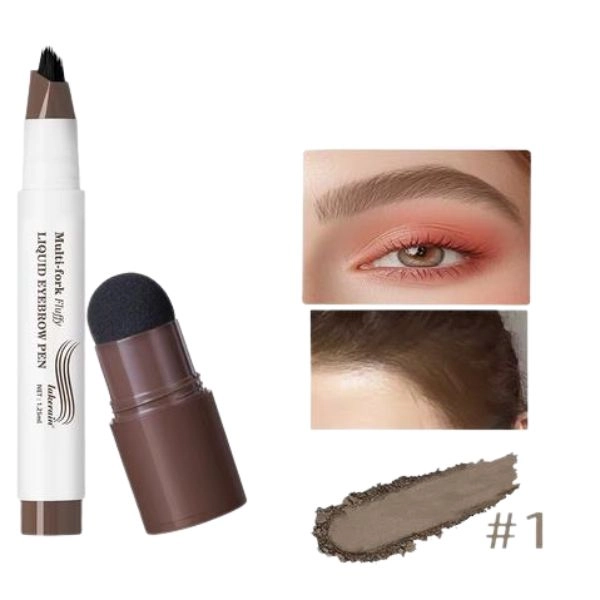 Večnamensko pisalo za obrvi in ​​dlačice - Multi-fork Tip Fine Sketch, št. 3