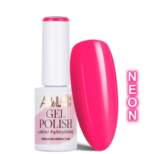 Hibridni LED/UV gel lak AlleLac Pinks - PI36 Hot Flamingo, 6 g