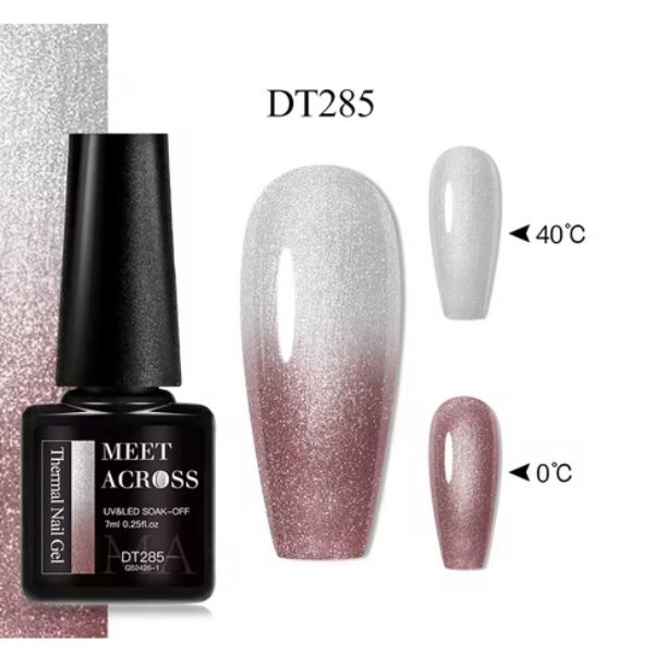 TERMO gel lak – Pink/White DT285, 7 ml