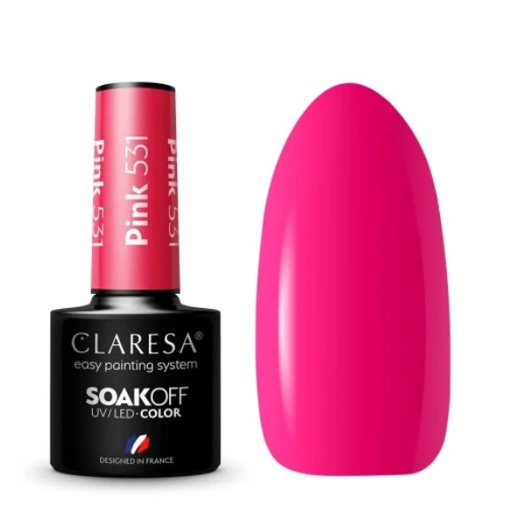 Claresa UV/LED Color Soak Off - Pink 531, 5g