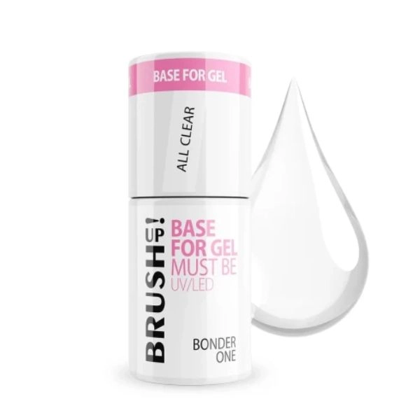 BrushUp! UV/LED Caring Base Must Be - Bonder One All Clear, 5g