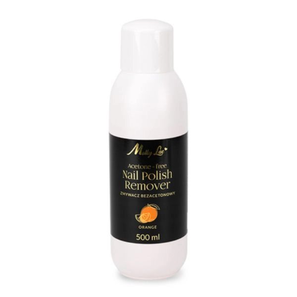 MollyLac Odstranjevalec laka za nohte brez acetona – Orange, 500 ml