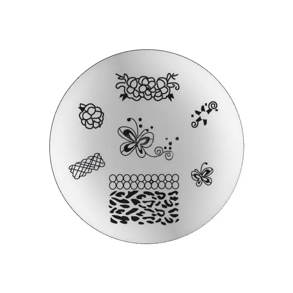 Šablona za okraševanje nohtov B69