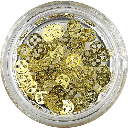 Kovinski okraski za nohte - gumbi