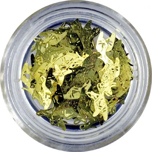 Kovinski okraski za nohte - copati