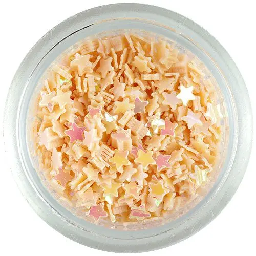 Zvezdice v barvi breskve