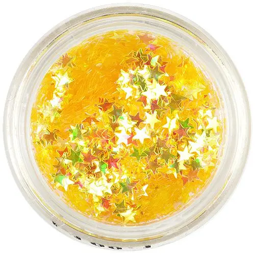 Rumene zvezdice s sijajem