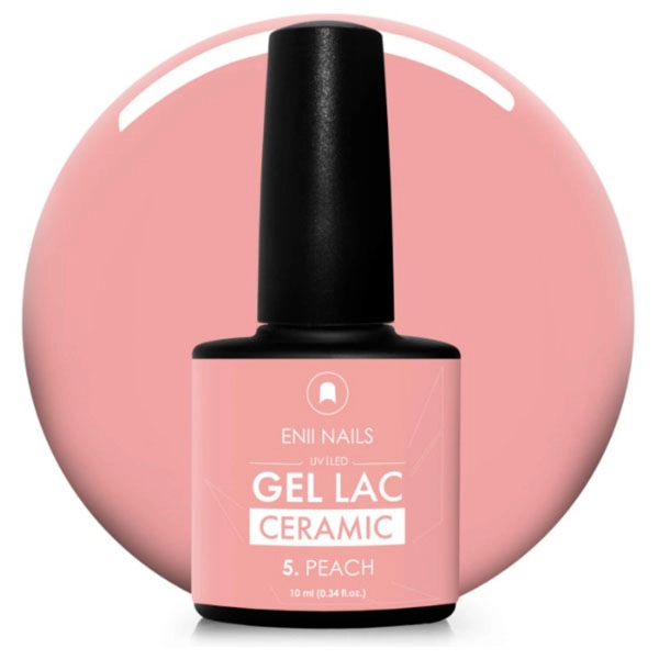 UV gel lak Ceramic - 05 Peach, 10ml