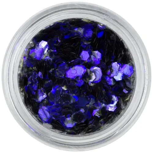 Šestkotniki za konice aqua - vijoličasti