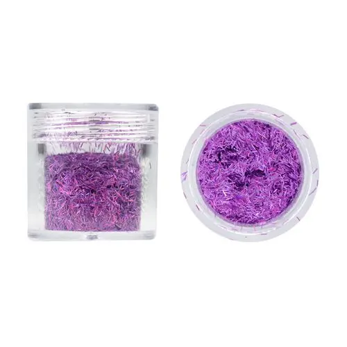 Nail art dekoracija - temno vijolična s hologramskim učinkom 10 g