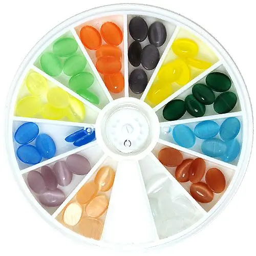 Komplet okrasnih kamenčkov - elipsaste oblike