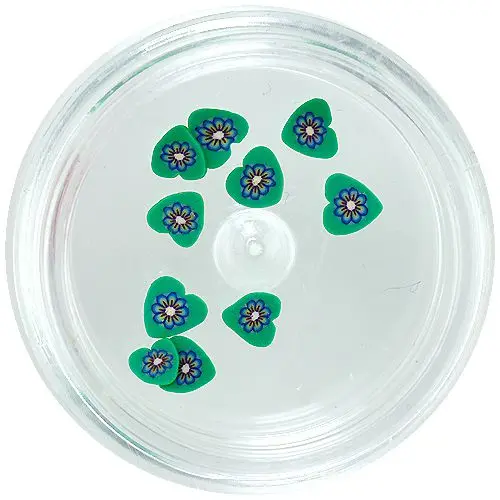 Keramične rožice - turkizne, ozadje v obliki srčka