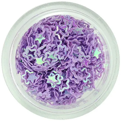 Vijoličaste rožice za nohte – obrisi