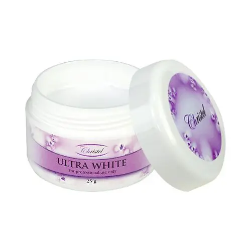 UV gel Christel - Ultra White gel, 25g 
