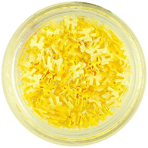 3D bisernate pentlje – rumene