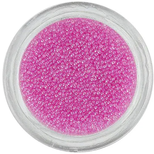 Svetlo roza perlice za nohte, 0,5mm