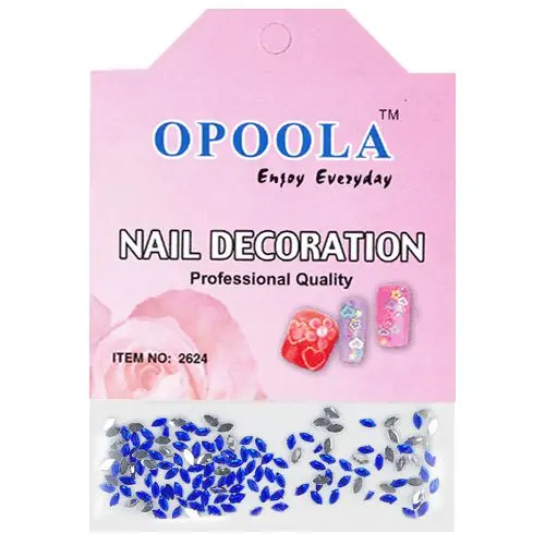 Ovalni kamenčki - kraljevsko modri, 120 kos