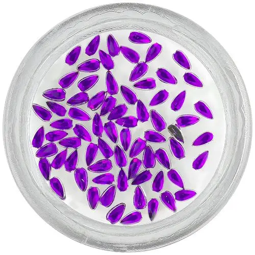 Kamenčki v obliki kapljic, temno vijolični