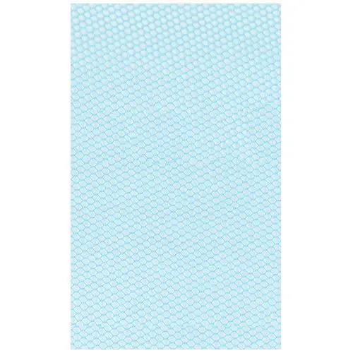 Okraševanje nohtov - poliestrska mrežica, turkizna, drobno tkana